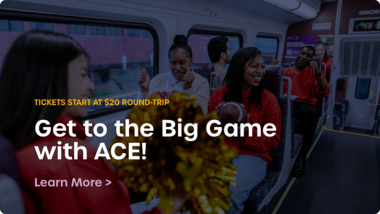 ACE Rail | Weekday Round-Trip Trains From Stockton to San Jose